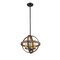 Z-Lite Kirkland 3 Light Pendant, Rustic Mahogany 472B14-RM - alternate 4